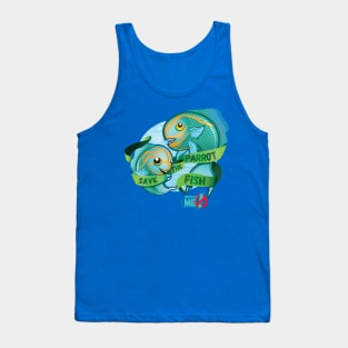 Save the Parrot fish Tank Top